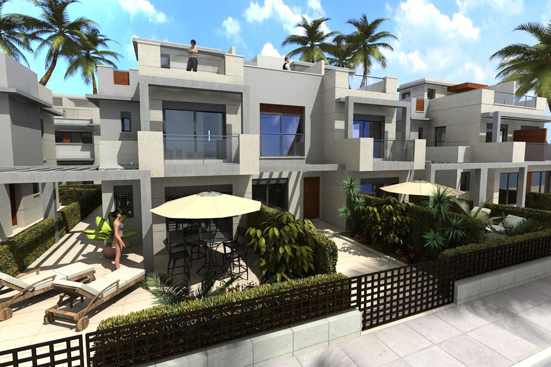 Nieuwbouw Woningen - terraced - Puerto de Mazarrón