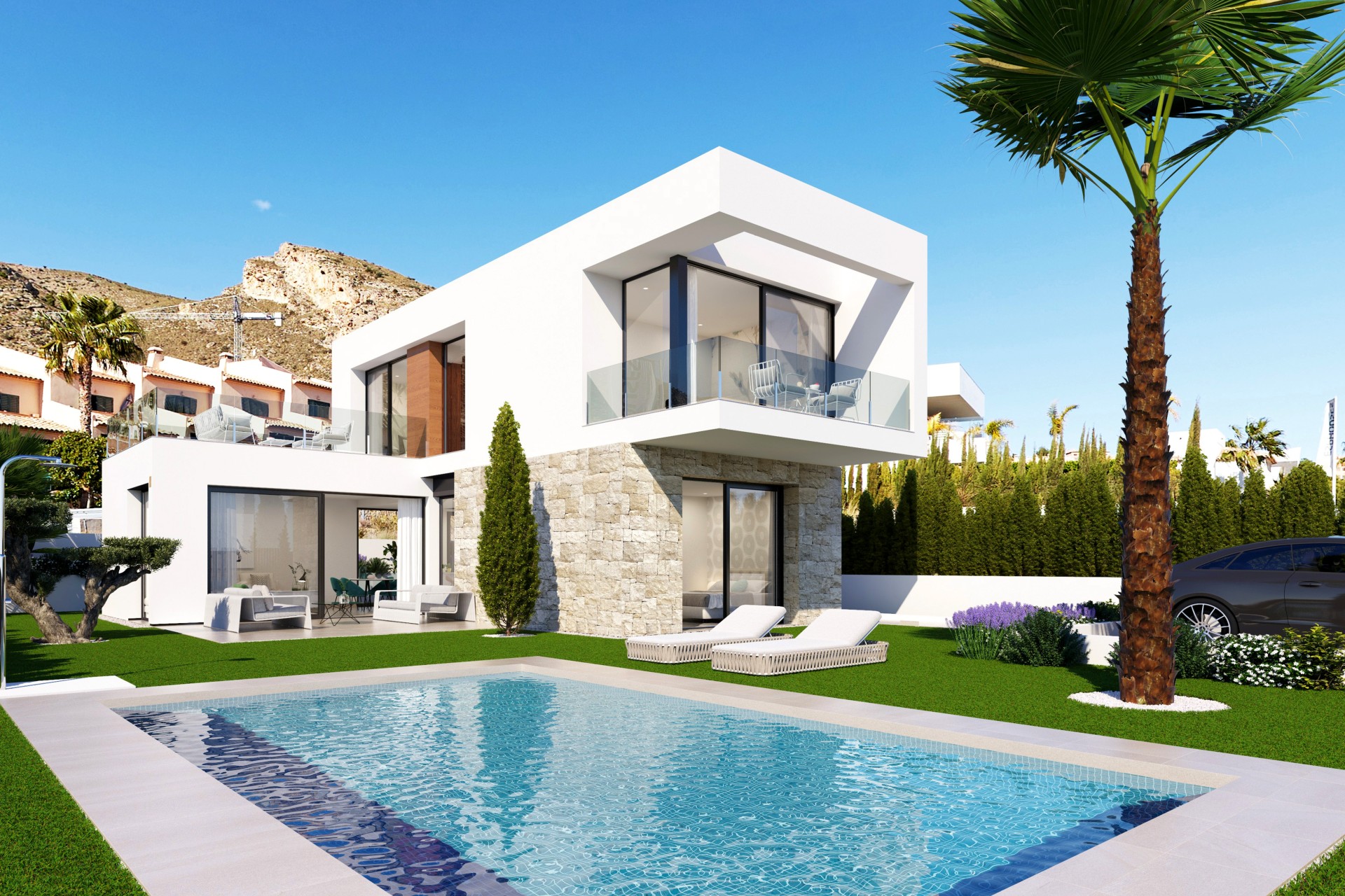 Nieuwbouw Woningen - Villa - Finestrat - Montaña