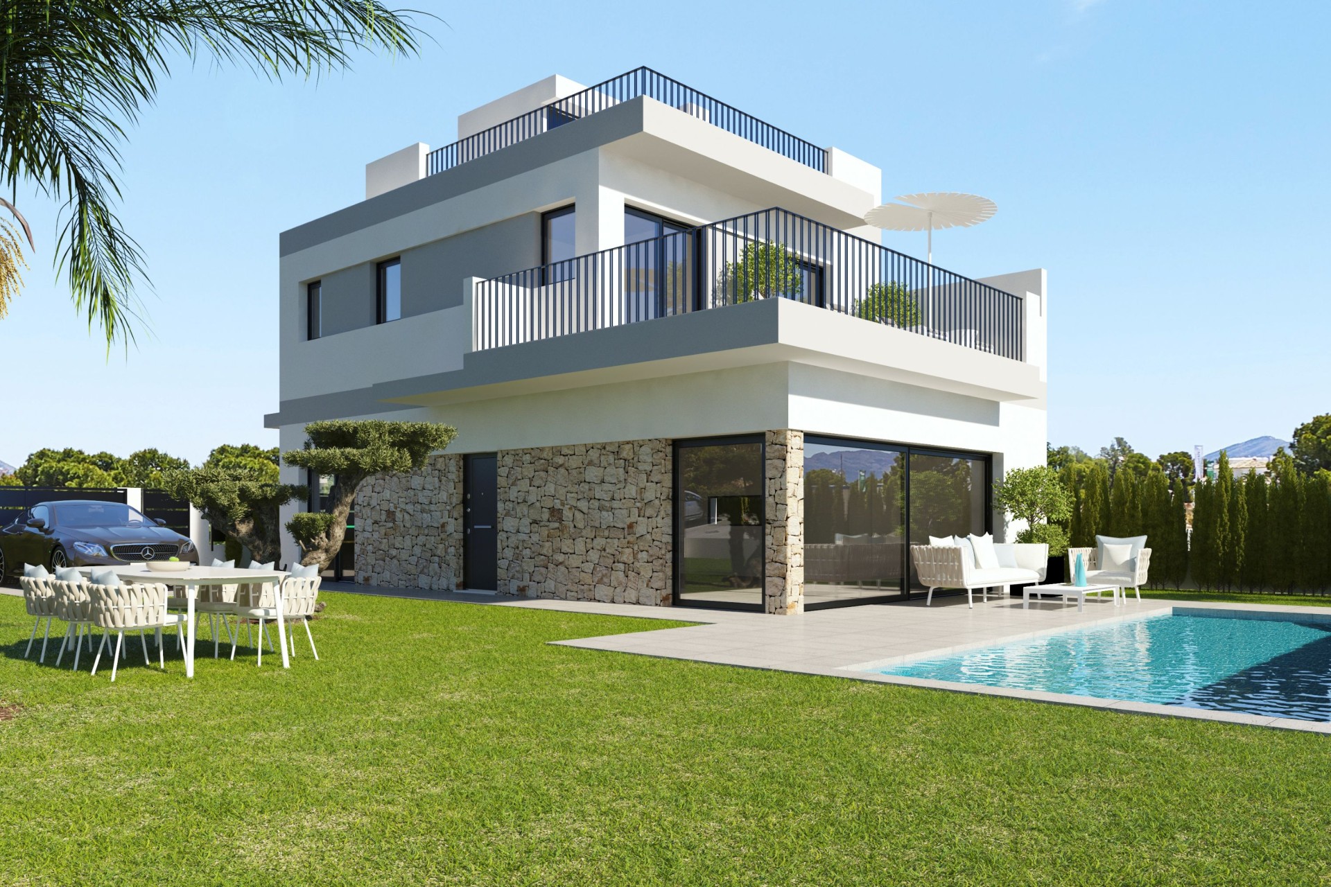 Nieuwbouw Woningen - Villa - San Miguel de Salinas