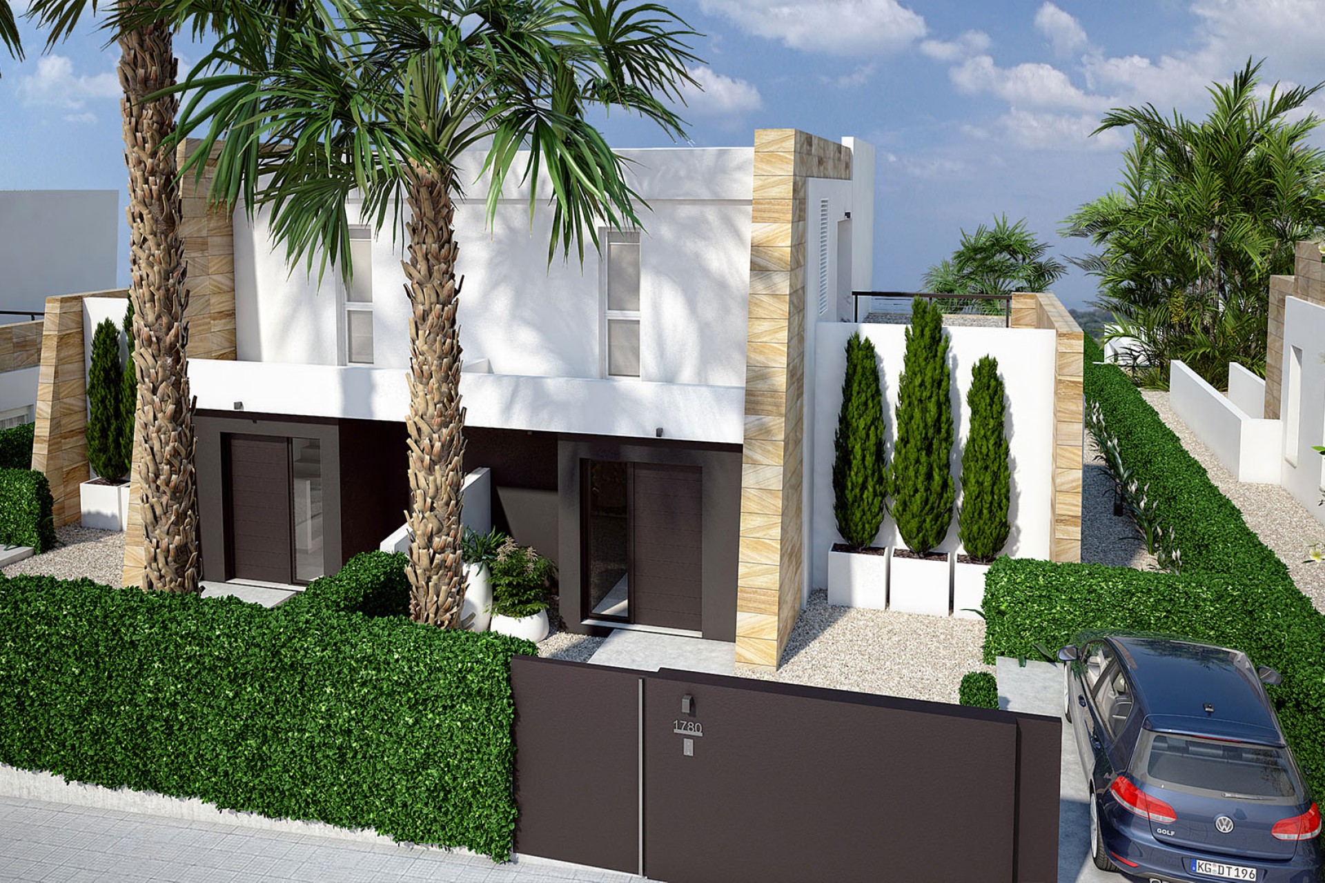 Obra nueva - semi-detached - La Finca Golf