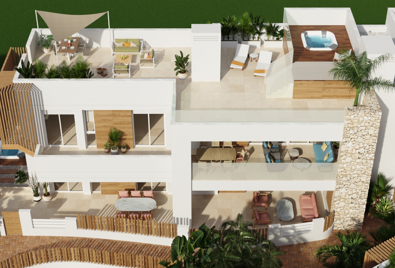 Nieuwbouw Woningen - low-bungalow - San Juan de los Terreros