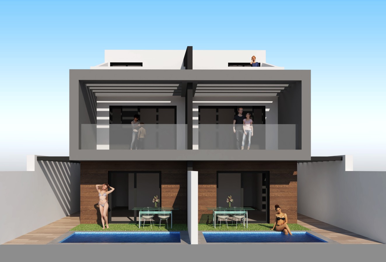 Obra nueva - semi-detached - San Javier