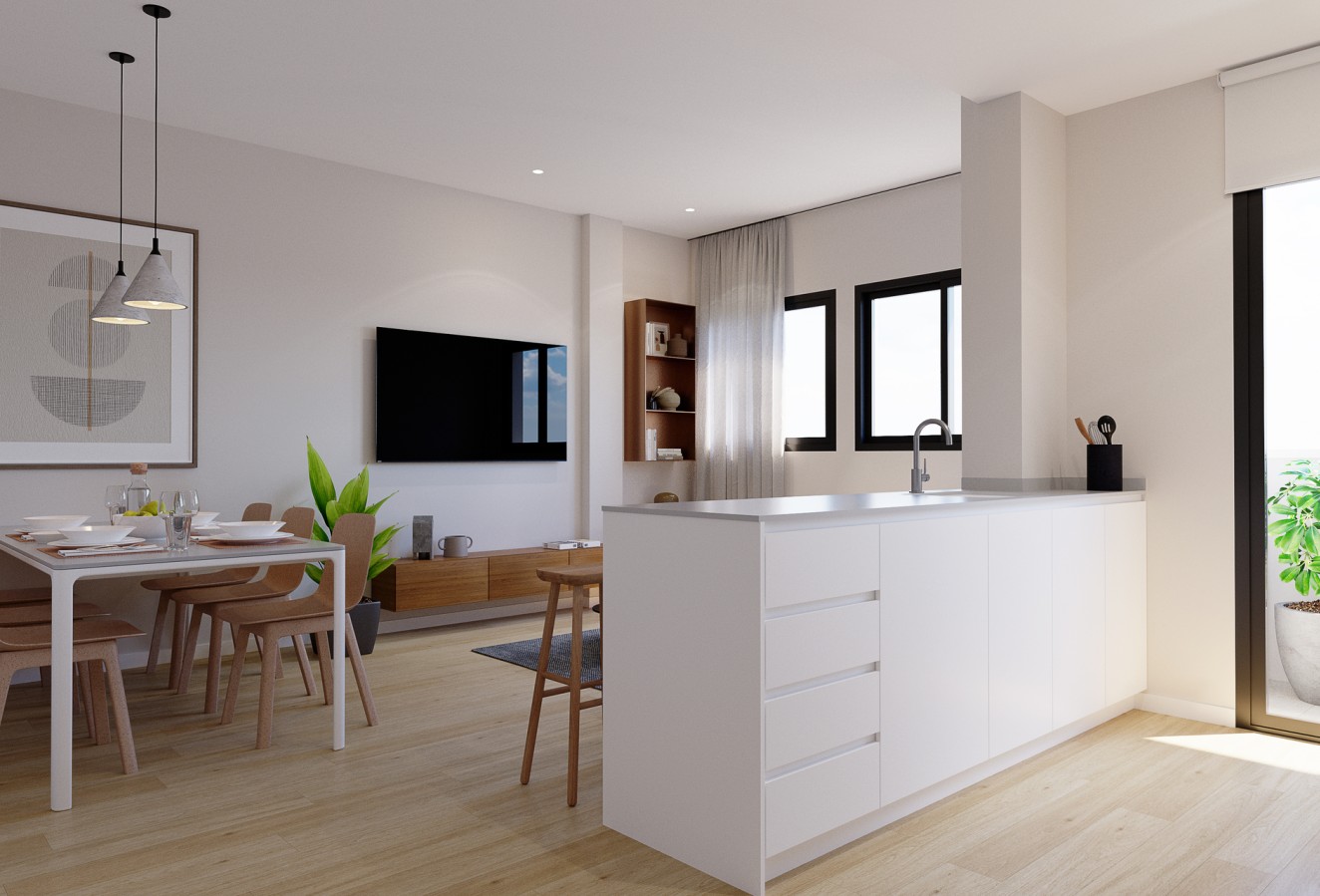 New Build - apartment - Algorfa