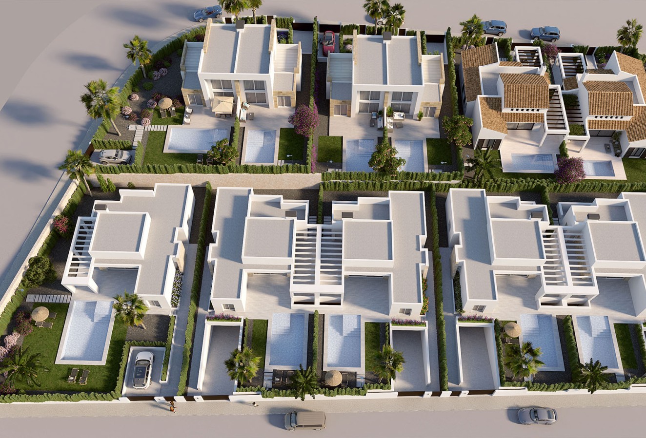 Nieuwbouw Woningen - semi-detached - Algorfa