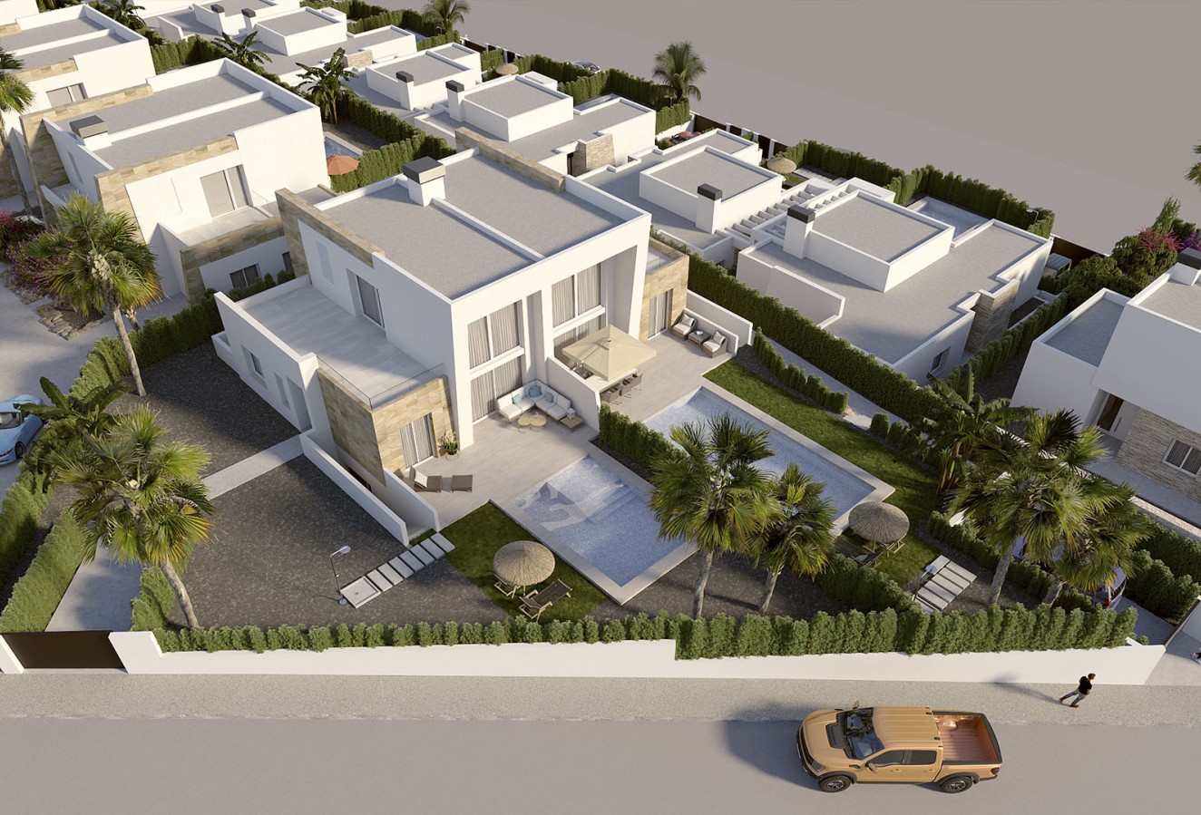 Nieuwbouw Woningen - terraced - La Finca Golf